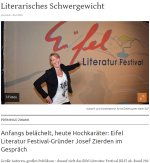 Presse aktuell zum Eifel-Literatur-Festival