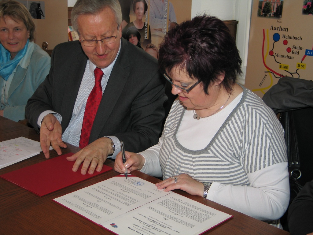 Lokale Pressekonferenz in Prüm am 24. März 2010