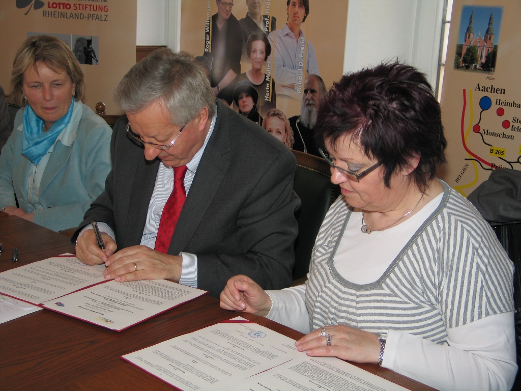 Lokale Pressekonferenz in Prüm am 24. März 2010