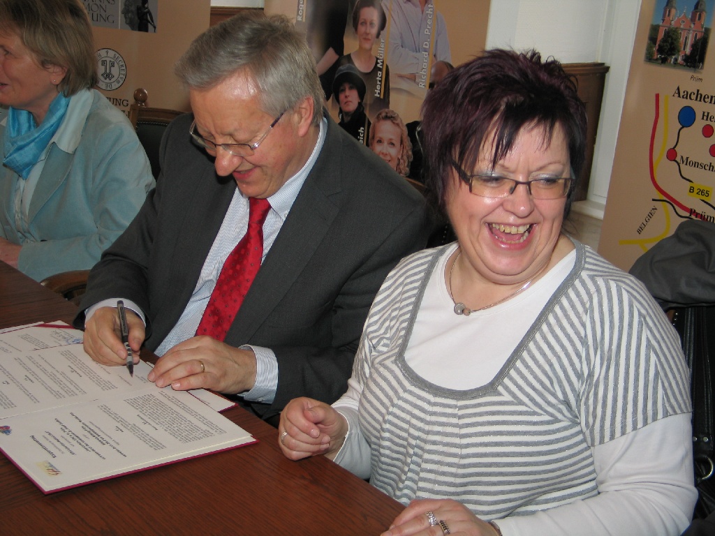 Lokale Pressekonferenz in Prüm am 24. März 2010