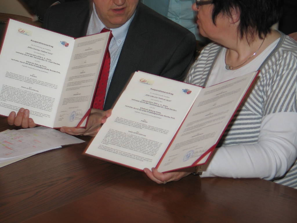 Lokale Pressekonferenz in Prüm am 24. März 2010