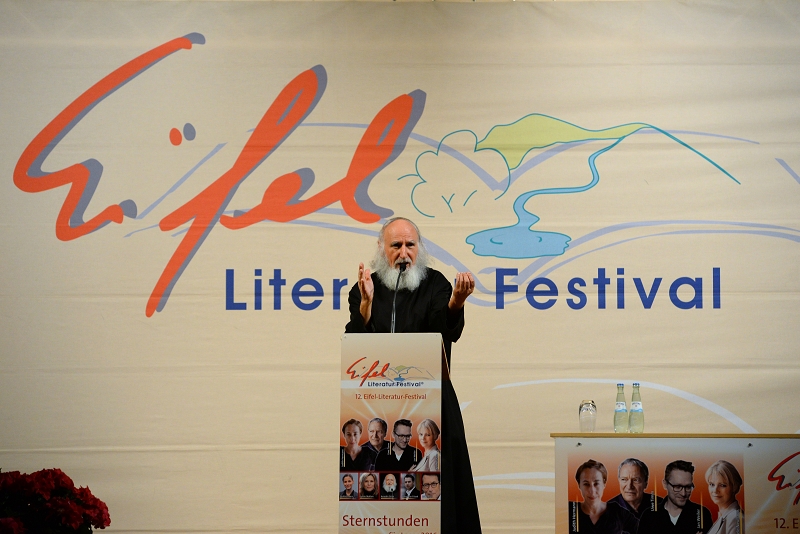 Pater Anselm Grün am 21. April 2016 in Prüm