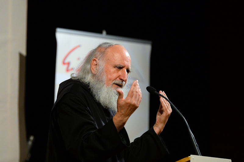 Pater Anselm Grün am 21. April 2016 in Prüm