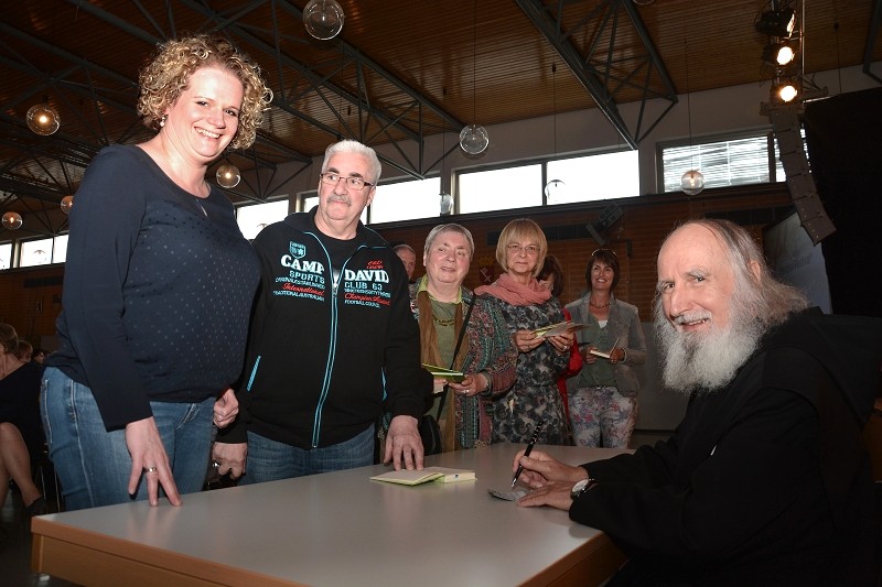 Pater Anselm Grün am 21. April 2016 in Prüm