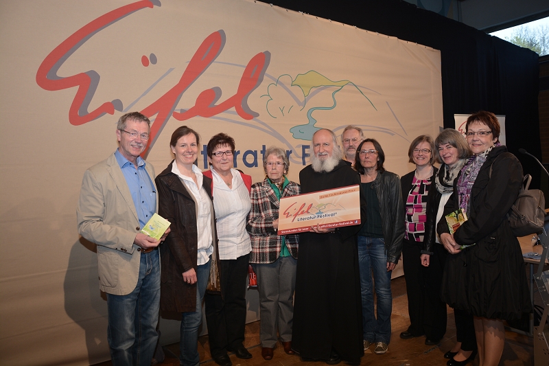 Pater Anselm Grün am 21. April 2016 in Prüm