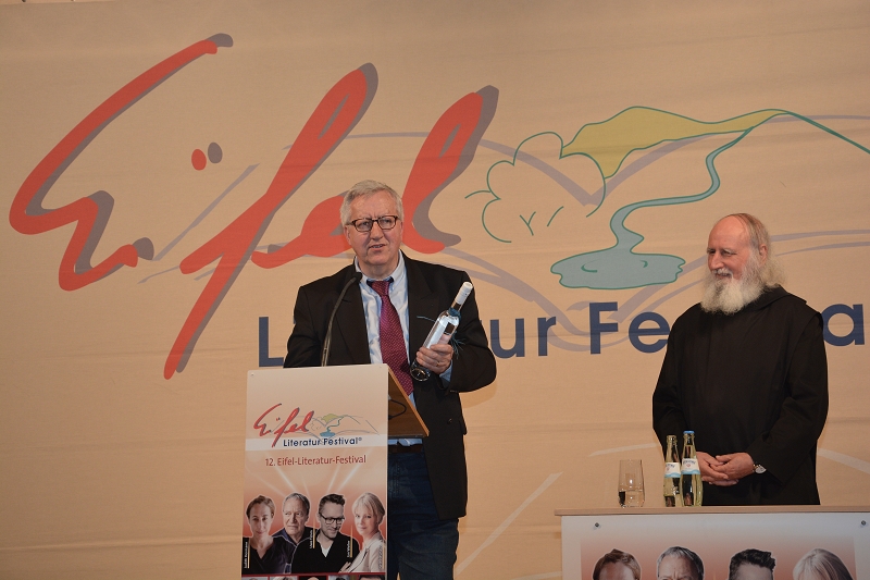 Pater Anselm Grün am 21. April 2016 in Prüm