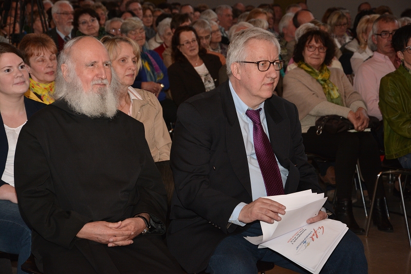 Pater Anselm Grün am 21. April 2016 in Prüm