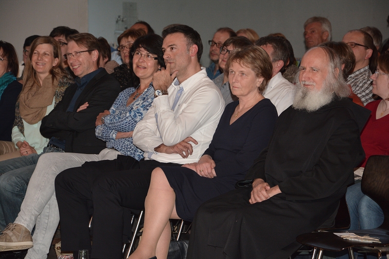 Pater Anselm Grün am 21. April 2016 in Prüm