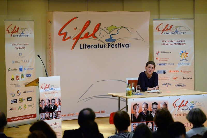 Felicitas Hoppe am 3. Mai 2016 in Bitburg