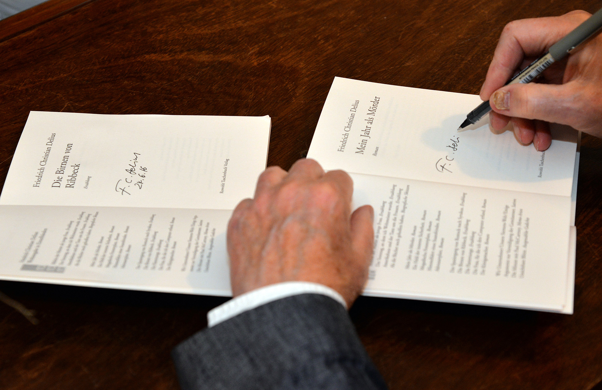 Friedrich Christian Delius am 24. Juni 2016 in Bitburg