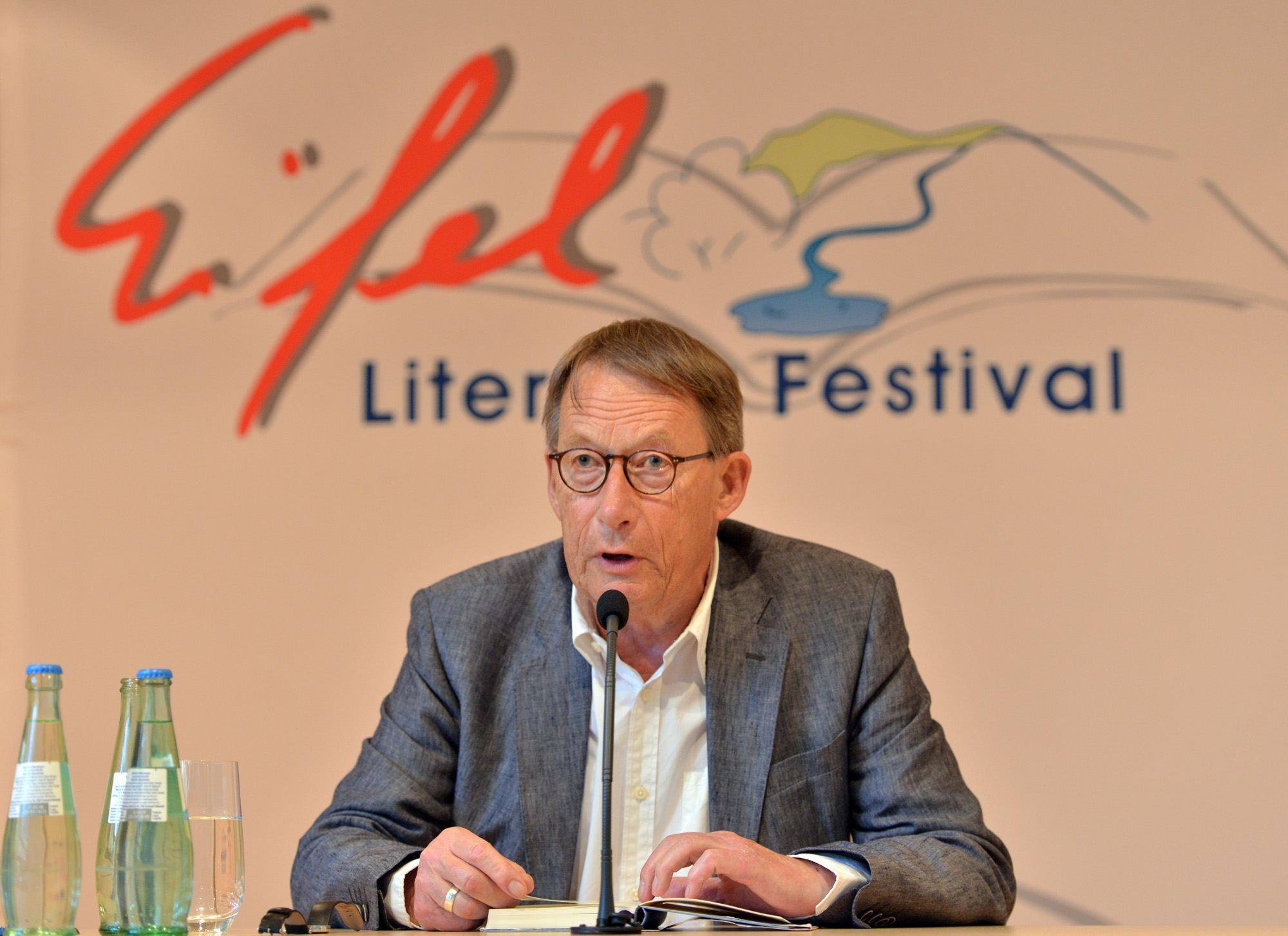 Friedrich Christian Delius am 24. Juni 2016 in Bitburg