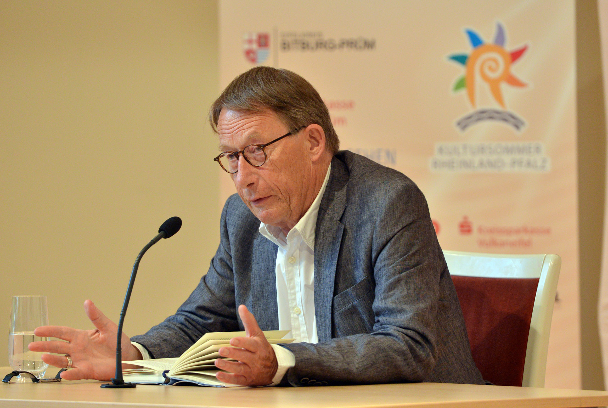 Friedrich Christian Delius am 24. Juni 2016 in Bitburg