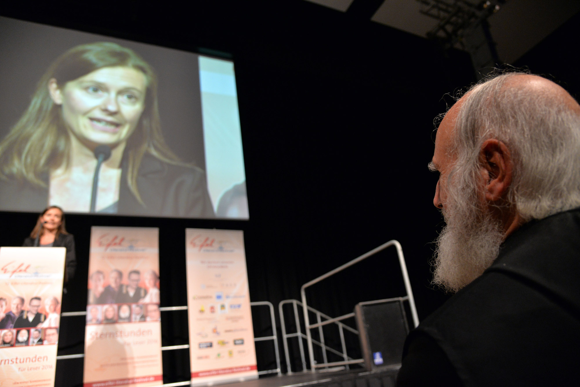 Pater Anselm Grün am 6. Oktober 2016 in Bitburg