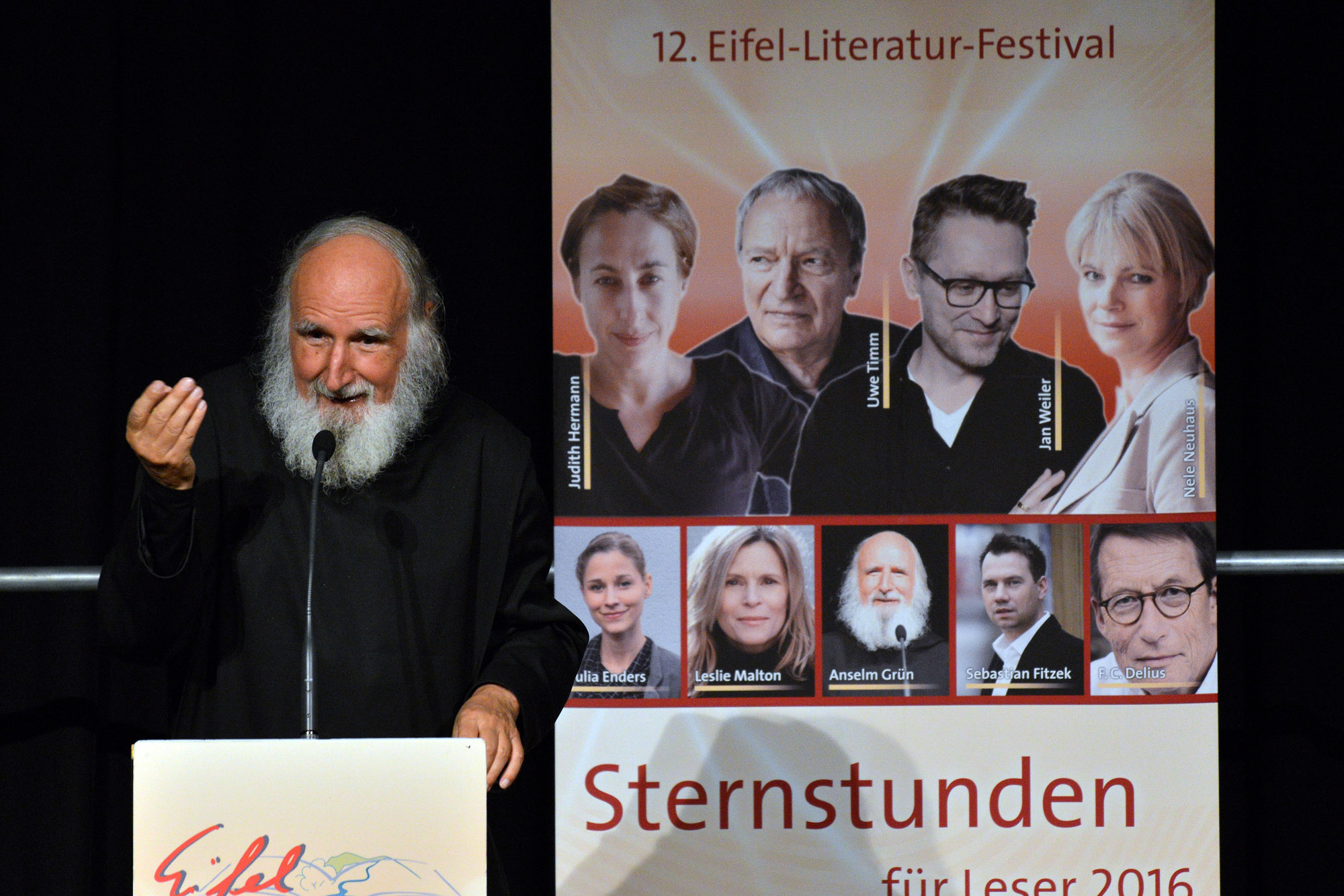 Pater Anselm Grün am 6. Oktober 2016 in Bitburg