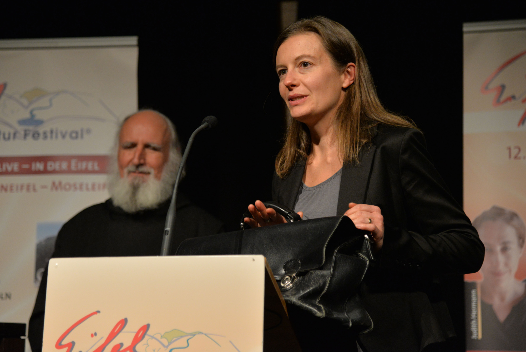 Pater Anselm Grün am 6. Oktober 2016 in Bitburg