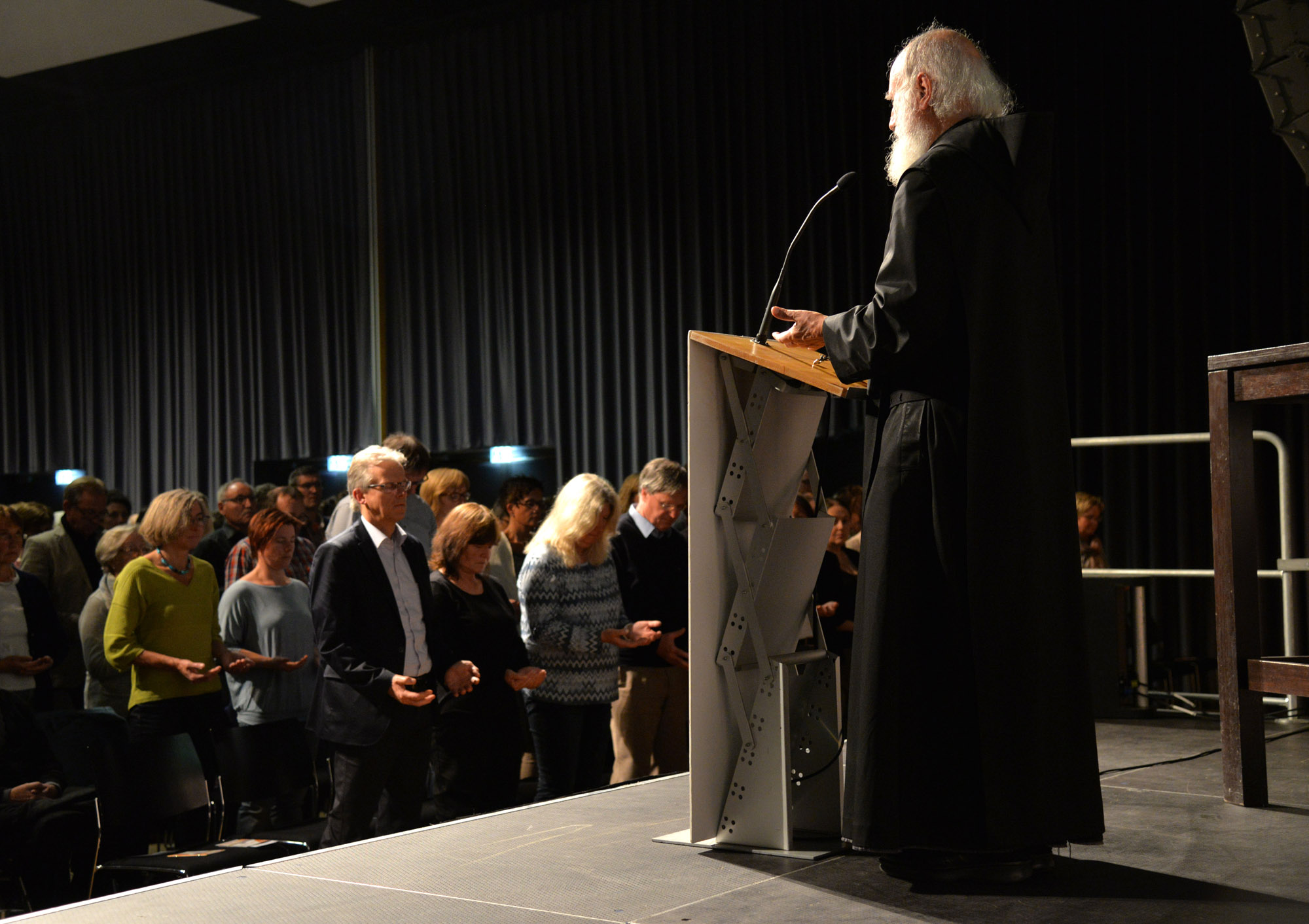 Pater Anselm Grün am 6. Oktober 2016 in Bitburg