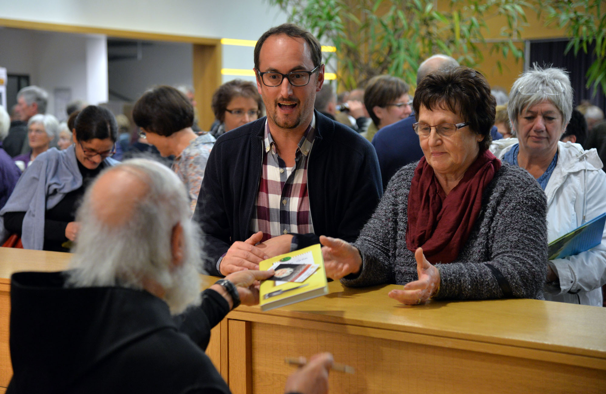 Pater Anselm Grün am 6. Oktober 2016 in Bitburg