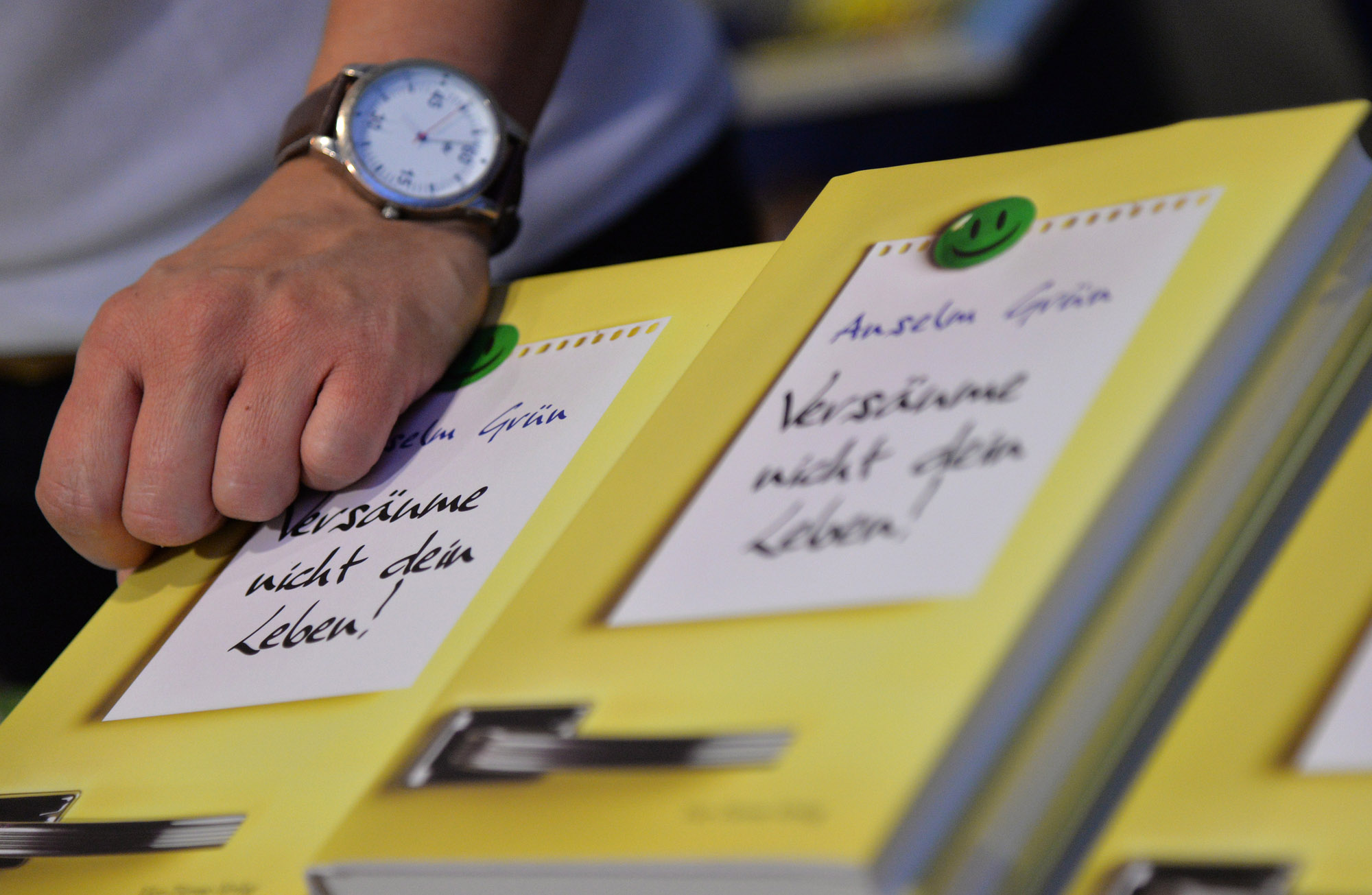 Pater Anselm Grün am 6. Oktober 2016 in Bitburg