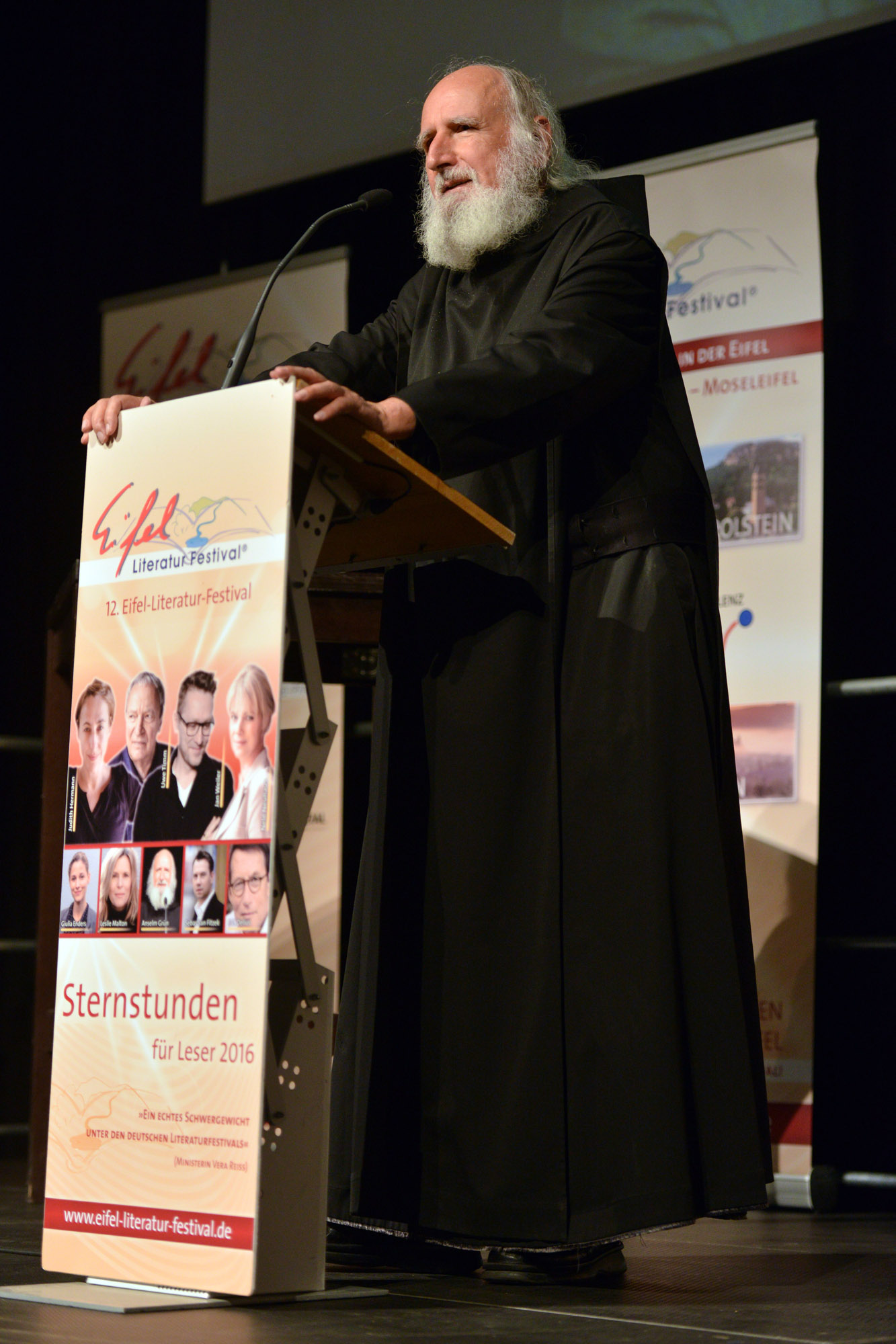 Pater Anselm Grün am 6. Oktober 2016 in Bitburg