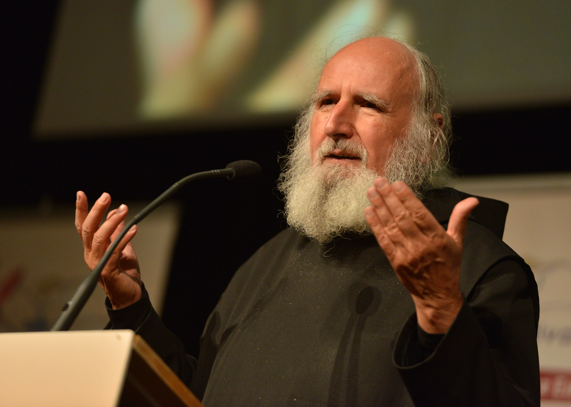 Pater Anselm Grün am 6. Oktober 2016 in Bitburg