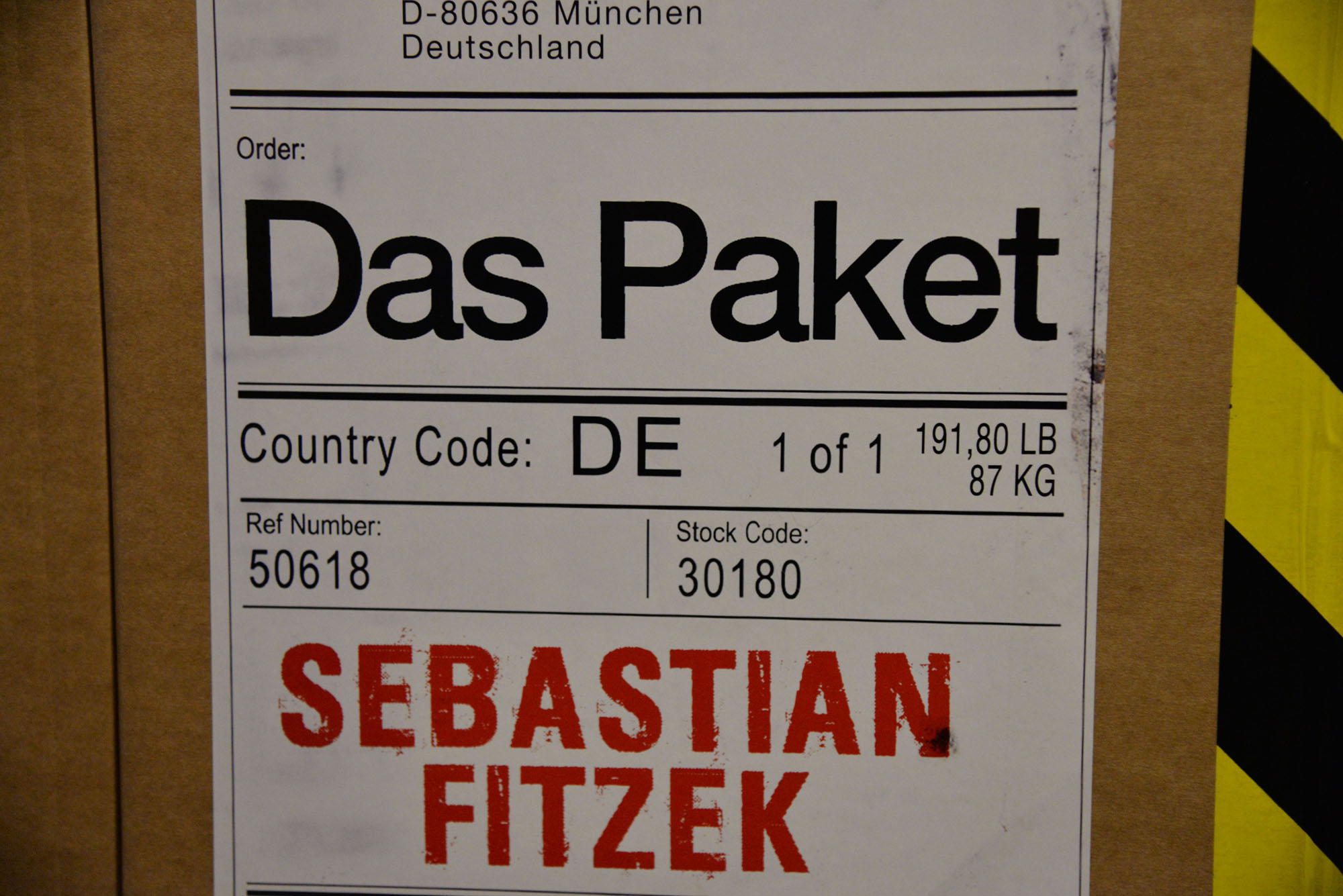 Sebastian Fitzek am 29. Oktober 2016 in Bitburg