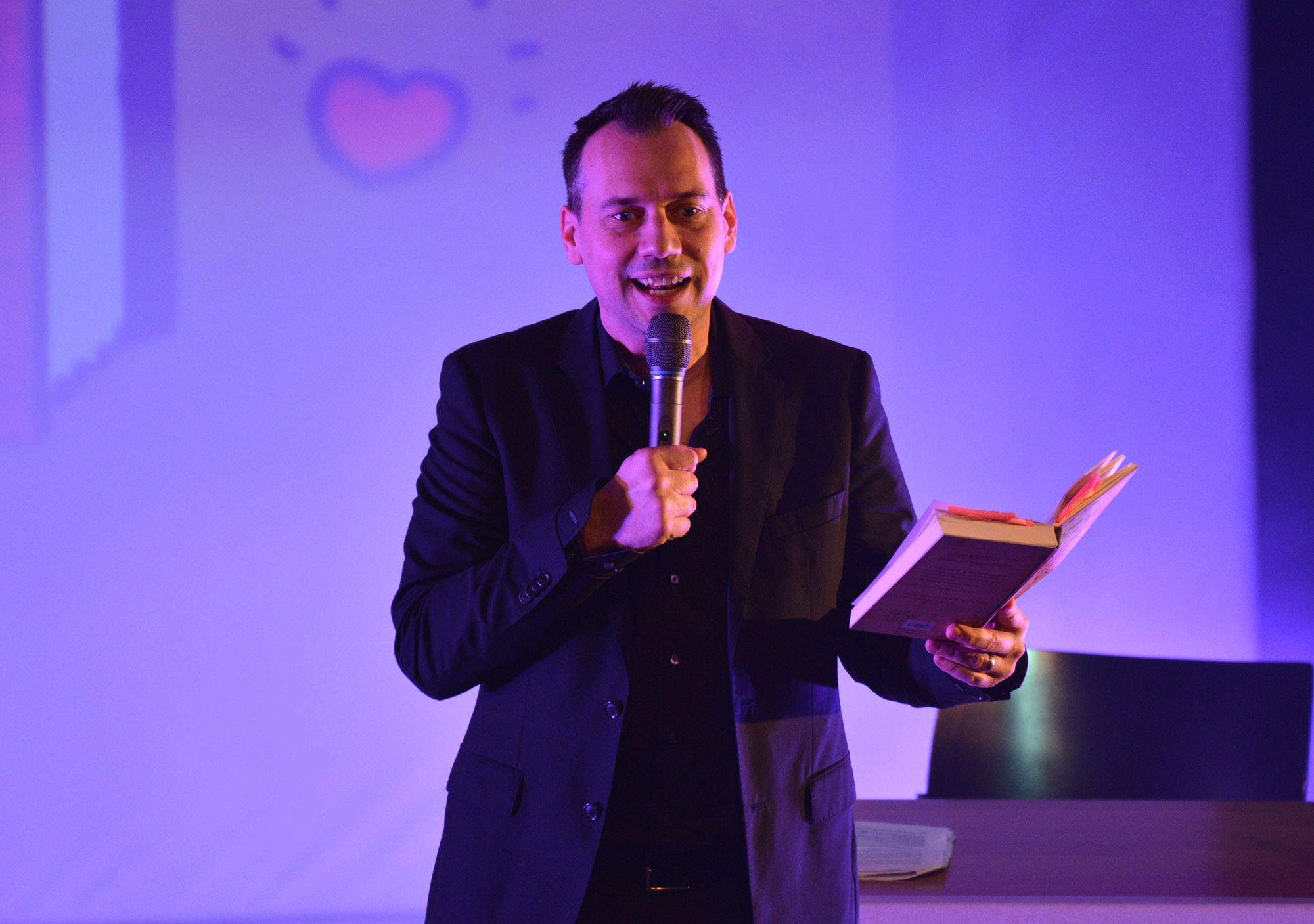 Sebastian Fitzek am 29. Oktober 2016 in Bitburg