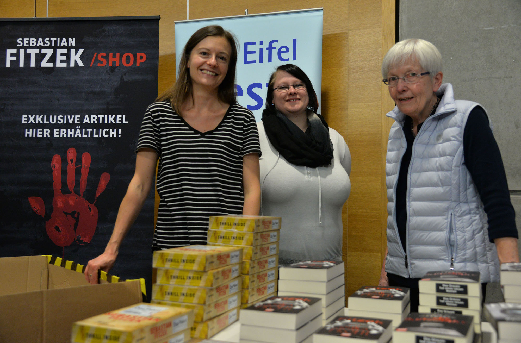 Sebastian Fitzek am 29. Oktober 2016 in Bitburg