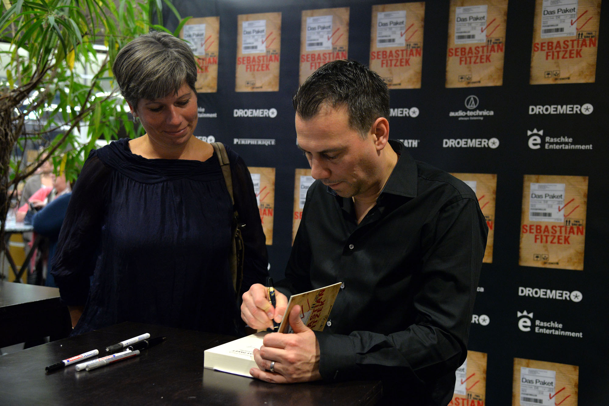 Sebastian Fitzek am 29. Oktober 2016 in Bitburg