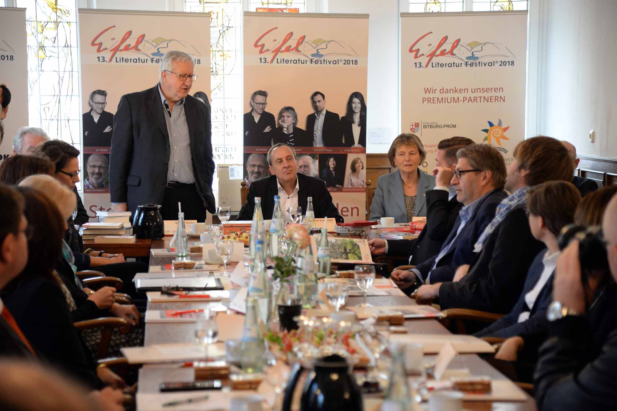 Pressekonferenz Eifel-Literatur-Festival 2018 am 6.11.2017 in Prüm