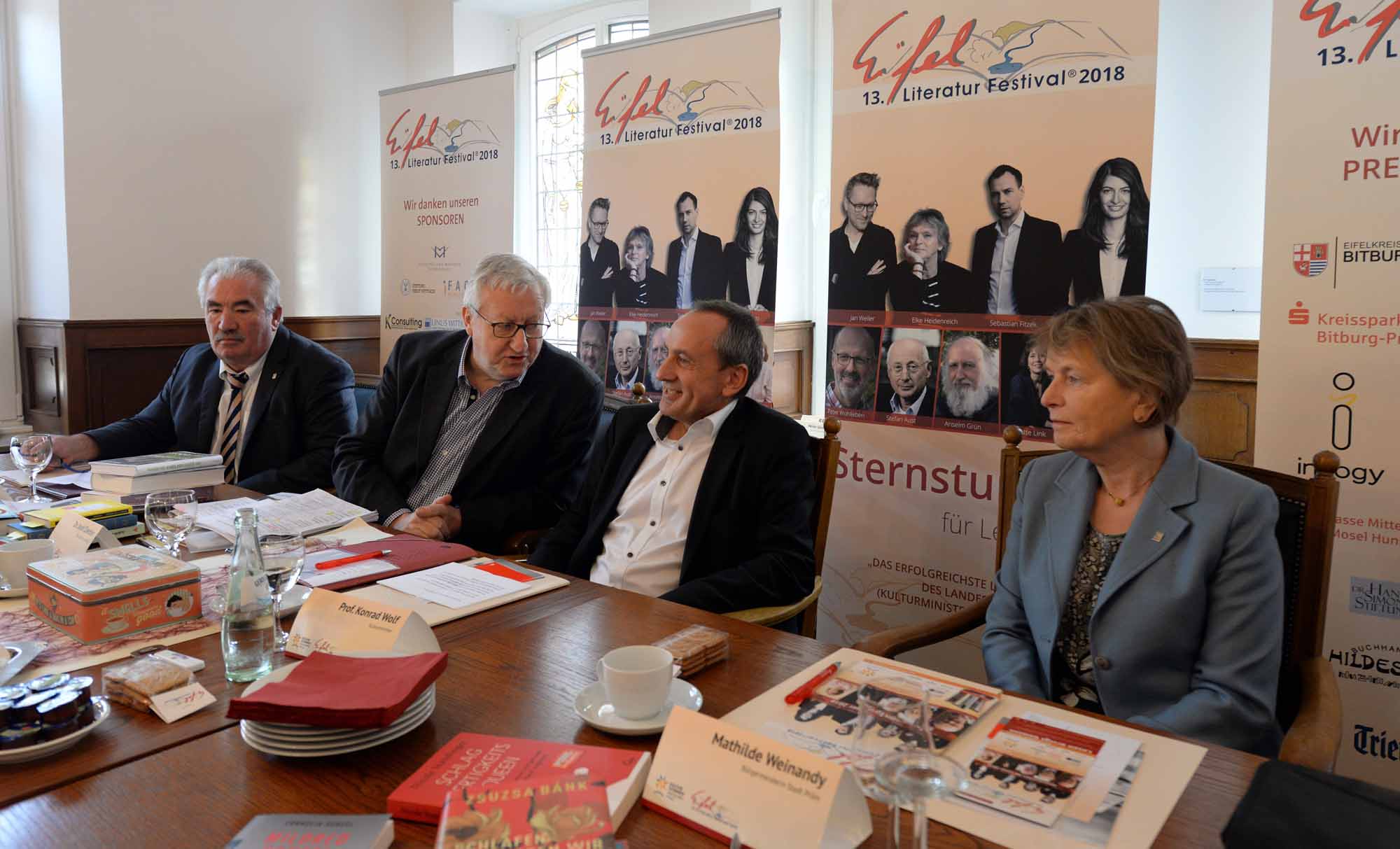 Pressekonferenz Eifel-Literatur-Festival 2018 am 6.11.2017 in Prüm