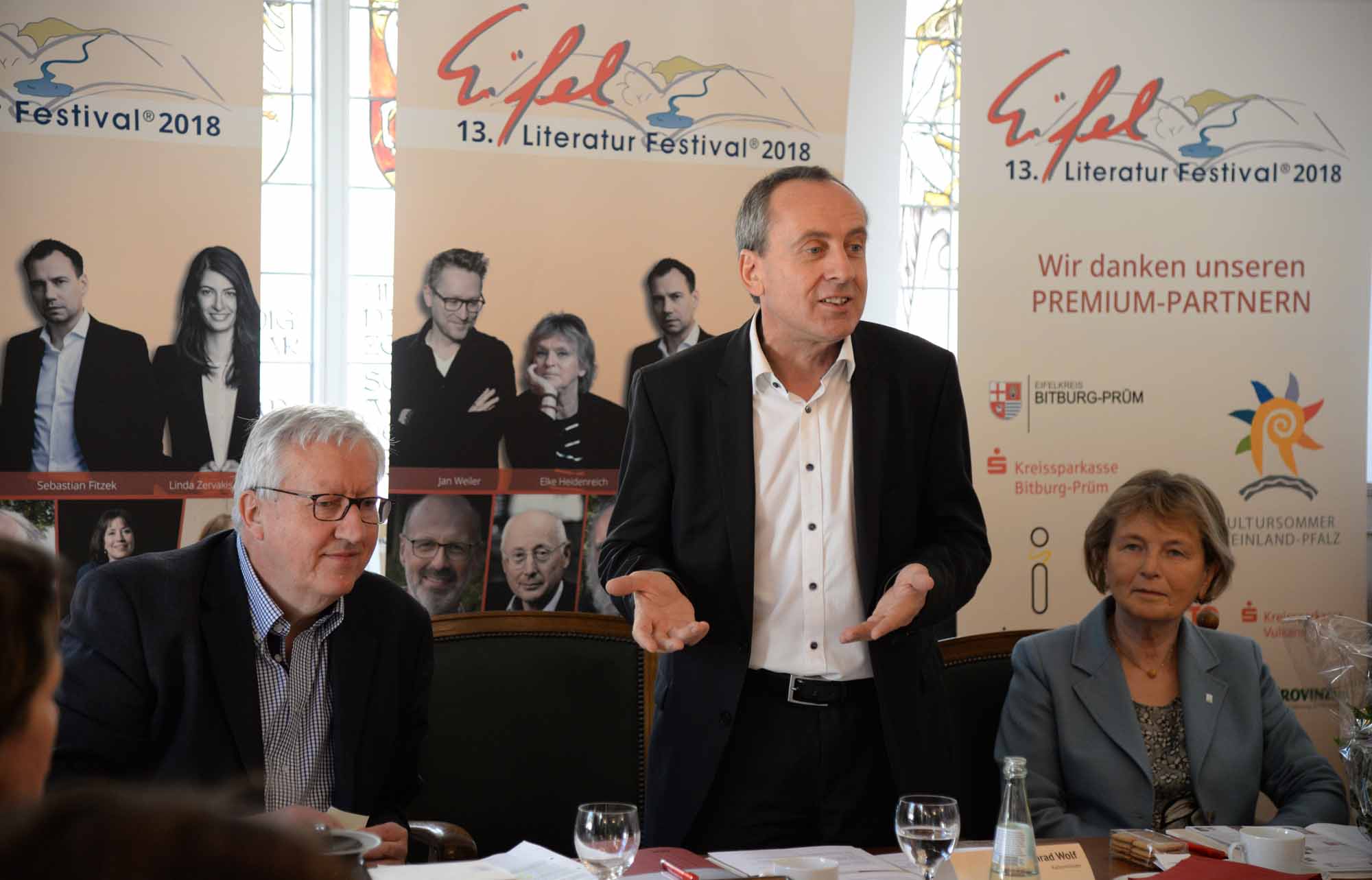 Pressekonferenz Eifel-Literatur-Festival 2018 am 6.11.2017 in Prüm