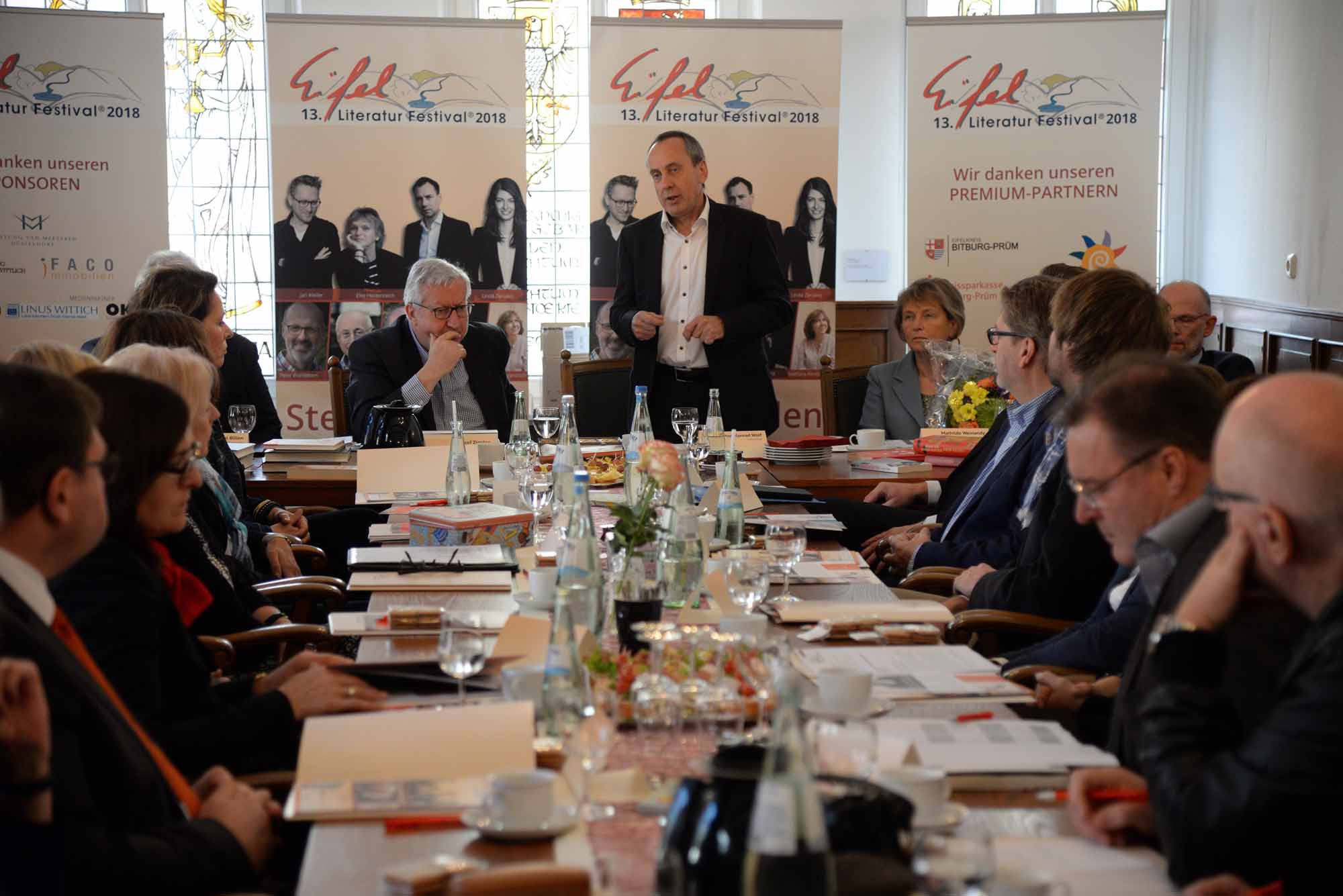 Pressekonferenz Eifel-Literatur-Festival 2018 am 6.11.2017 in Prüm