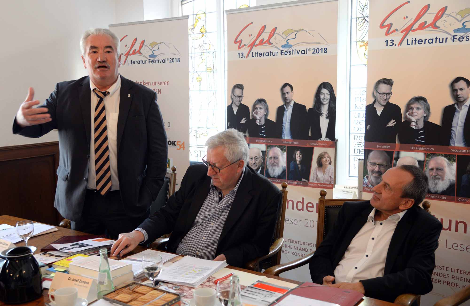 Pressekonferenz Eifel-Literatur-Festival 2018 am 6.11.2017 in Prüm