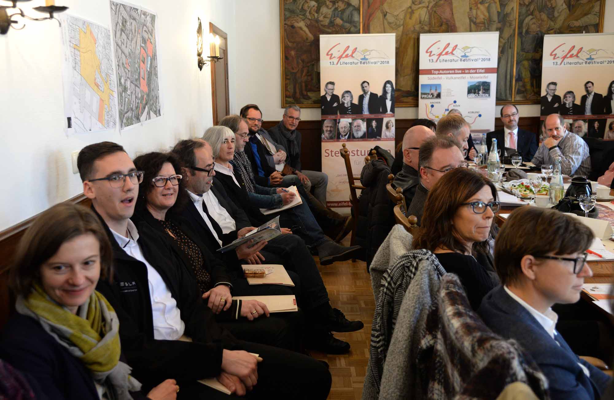 Pressekonferenz Eifel-Literatur-Festival 2018 am 6.11.2017 in Prüm