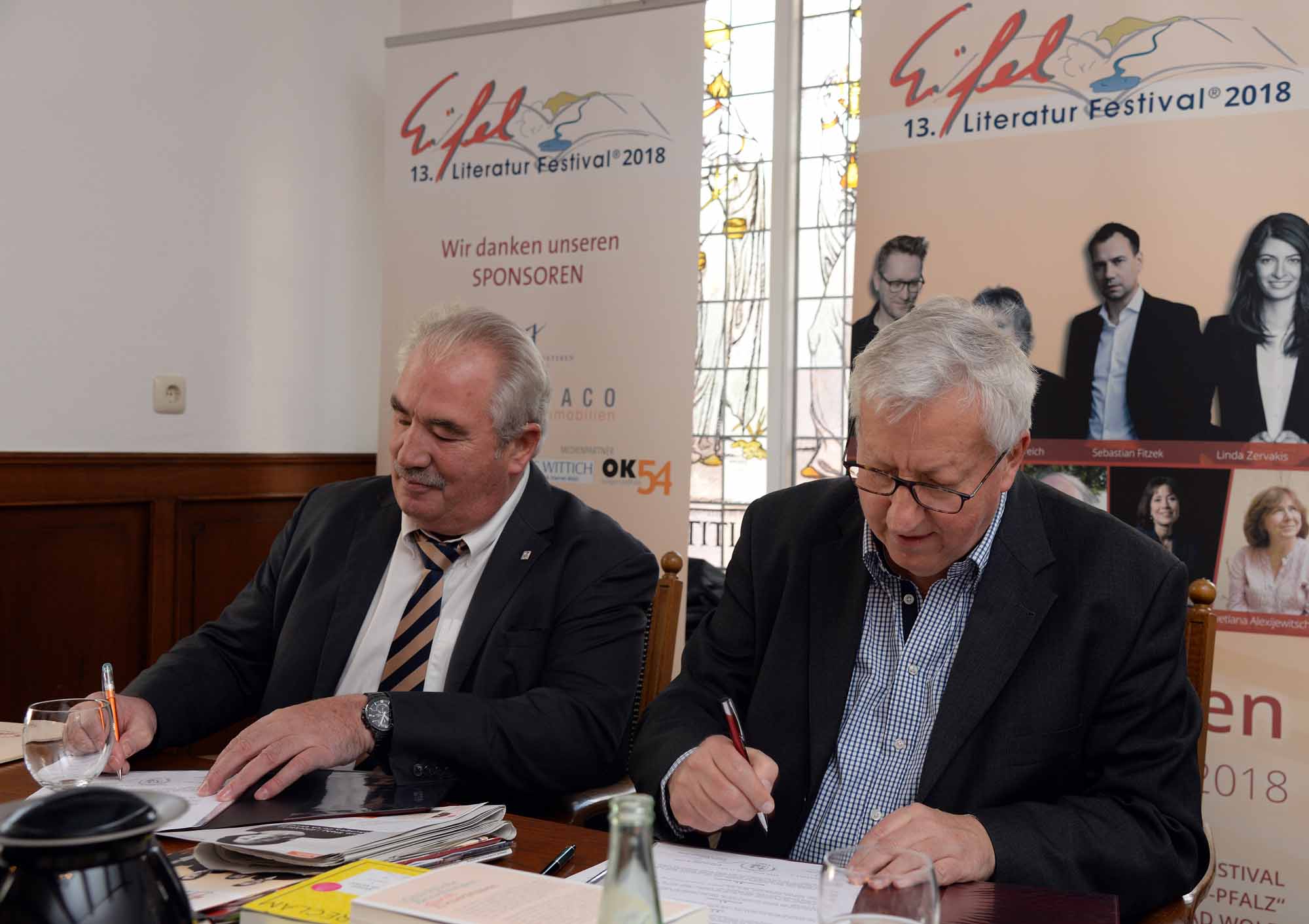 Pressekonferenz Eifel-Literatur-Festival 2018 am 6.11.2017 in Prüm