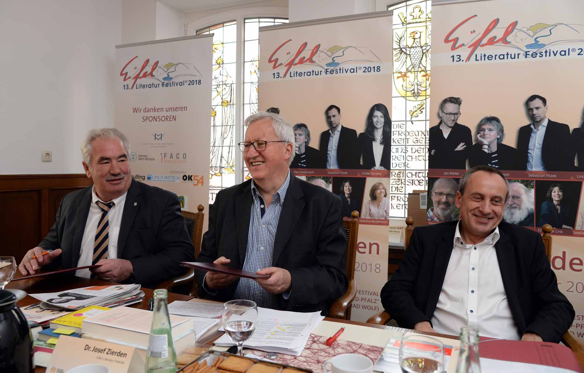 Pressekonferenz Eifel-Literatur-Festival 2018 am 6.11.2017 in Prüm