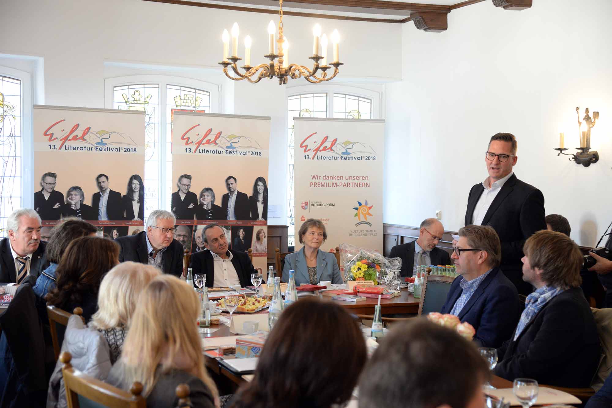Pressekonferenz Eifel-Literatur-Festival 2018 am 6.11.2017 in Prüm