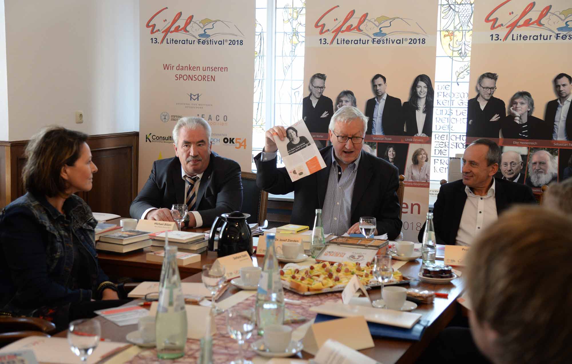 Pressekonferenz Eifel-Literatur-Festival 2018 am 6.11.2017 in Prüm