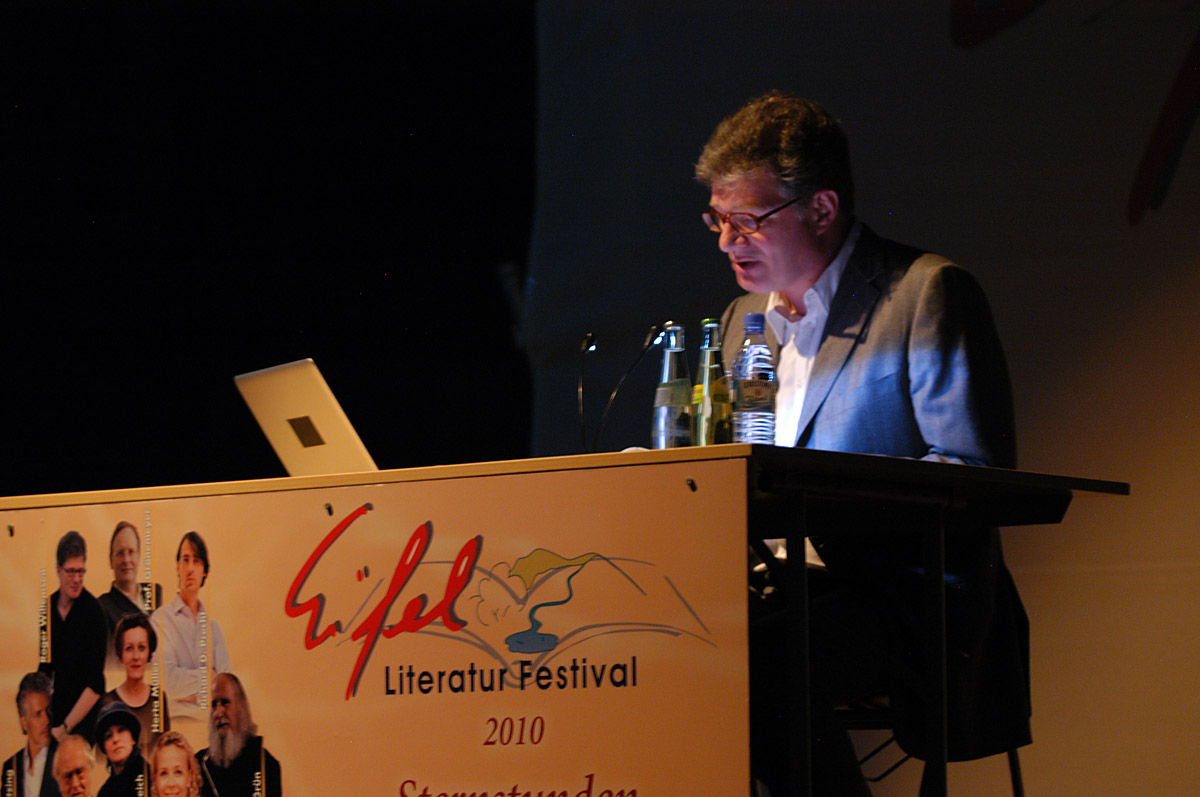 Roger Willemsen am 30. April 2010 in Prüm