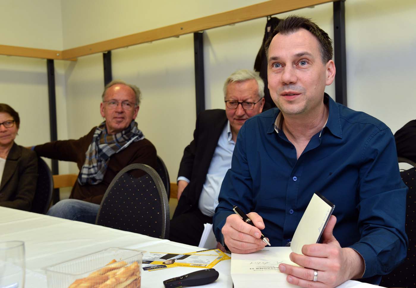 Sebastian Fitzek am 6. April 2018 in Wittlich