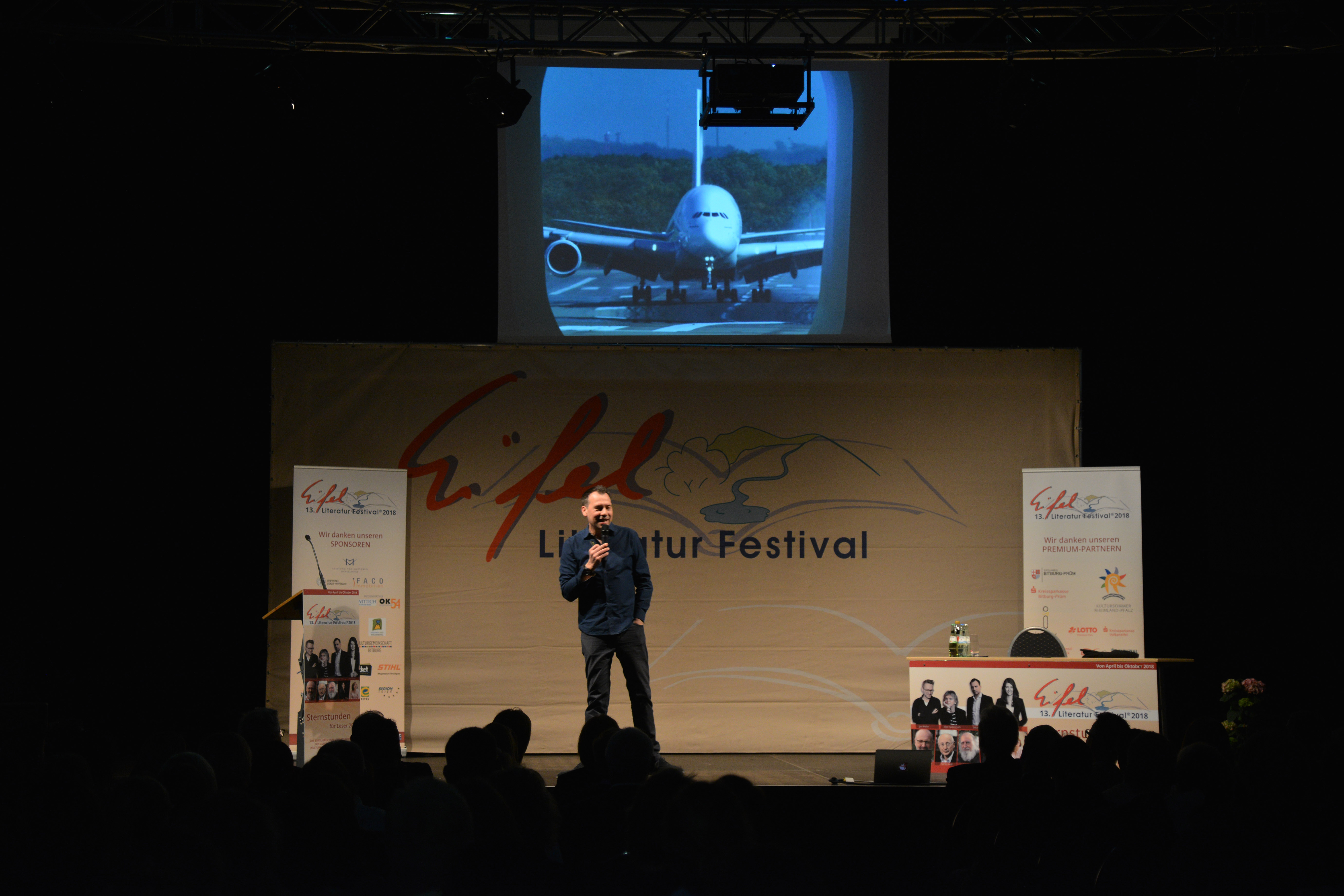 Sebastian Fitzek am 6. April 2018 in Wittlich