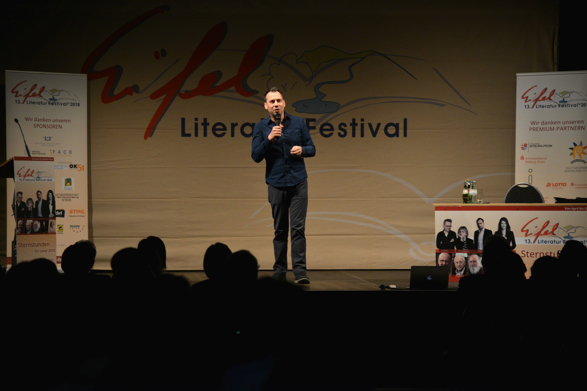 Sebastian Fitzek am 6. April 2018 in Wittlich