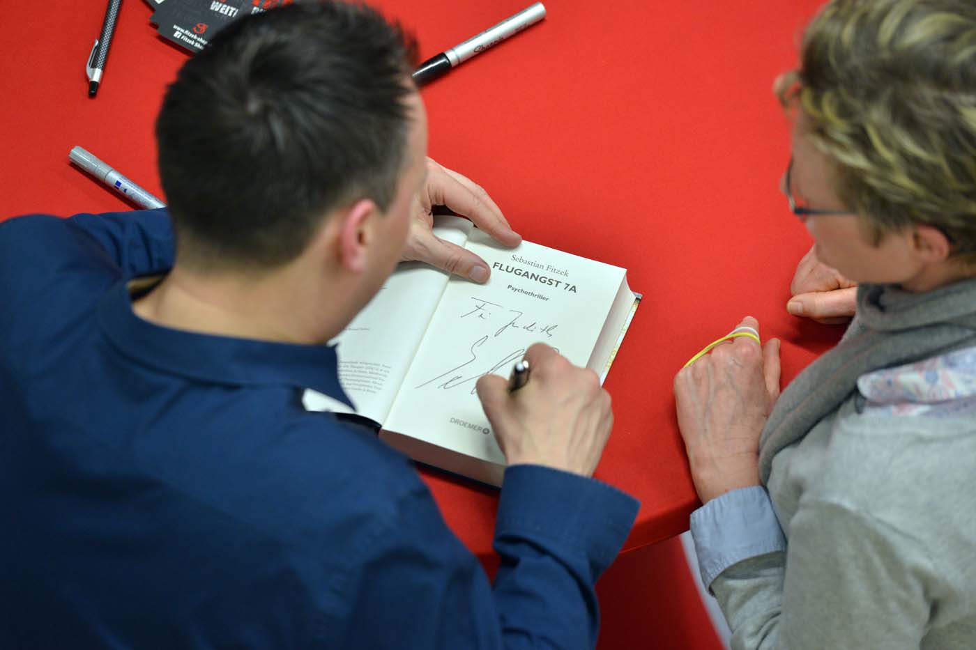 Sebastian Fitzek am 6. April 2018 in Wittlich