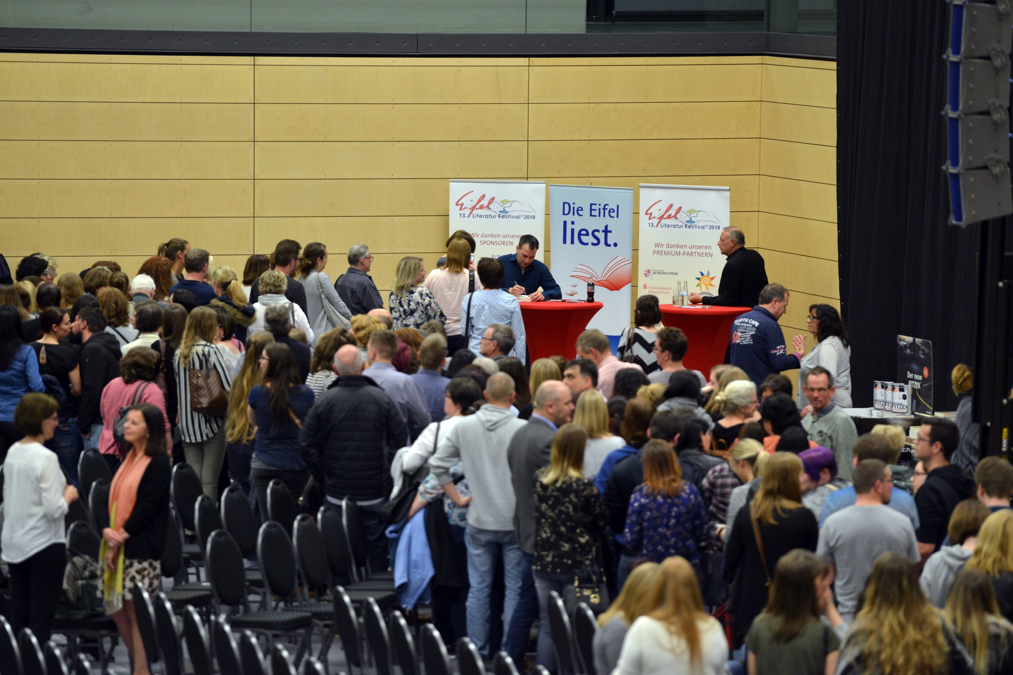 Sebastian Fitzek am 6. April 2018 in Wittlich