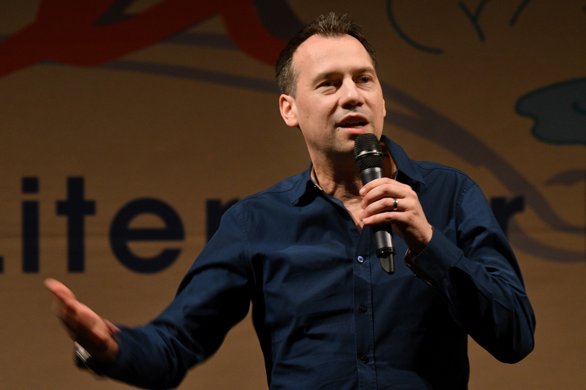 Sebastian Fitzek am 6. April 2018 in Wittlich