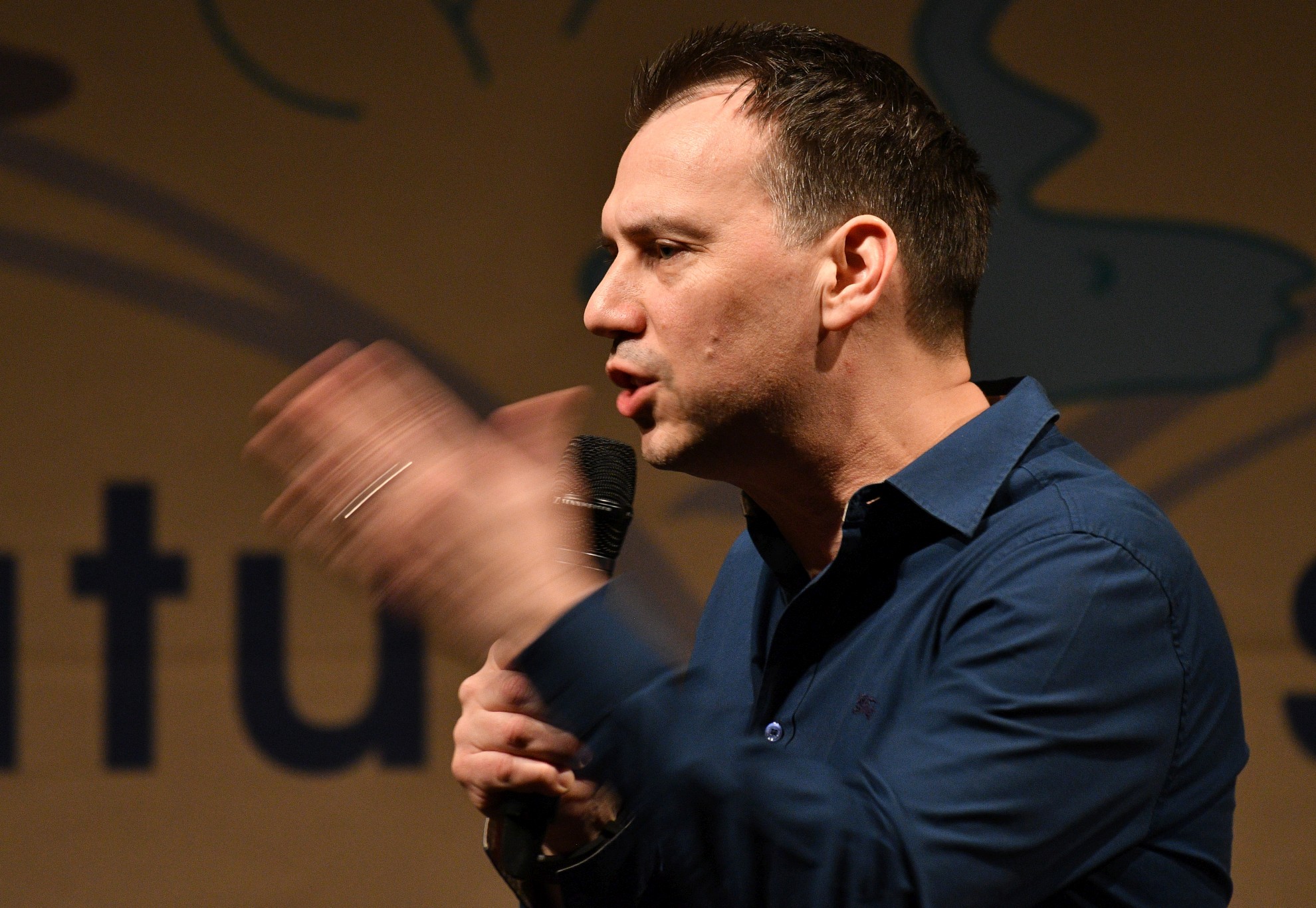 Sebastian Fitzek am 6. April 2018 in Wittlich