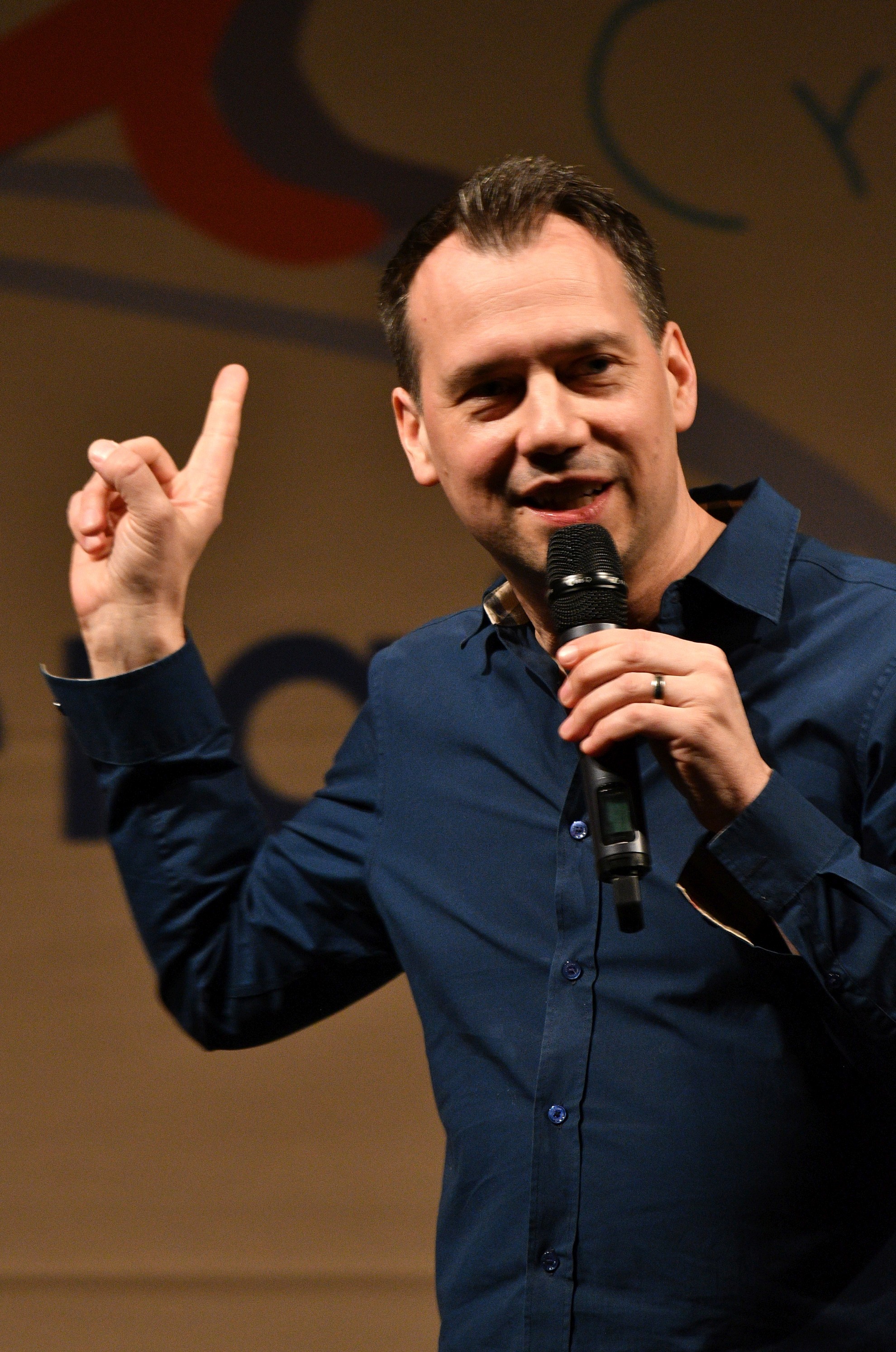 Sebastian Fitzek am 6. April 2018 in Wittlich