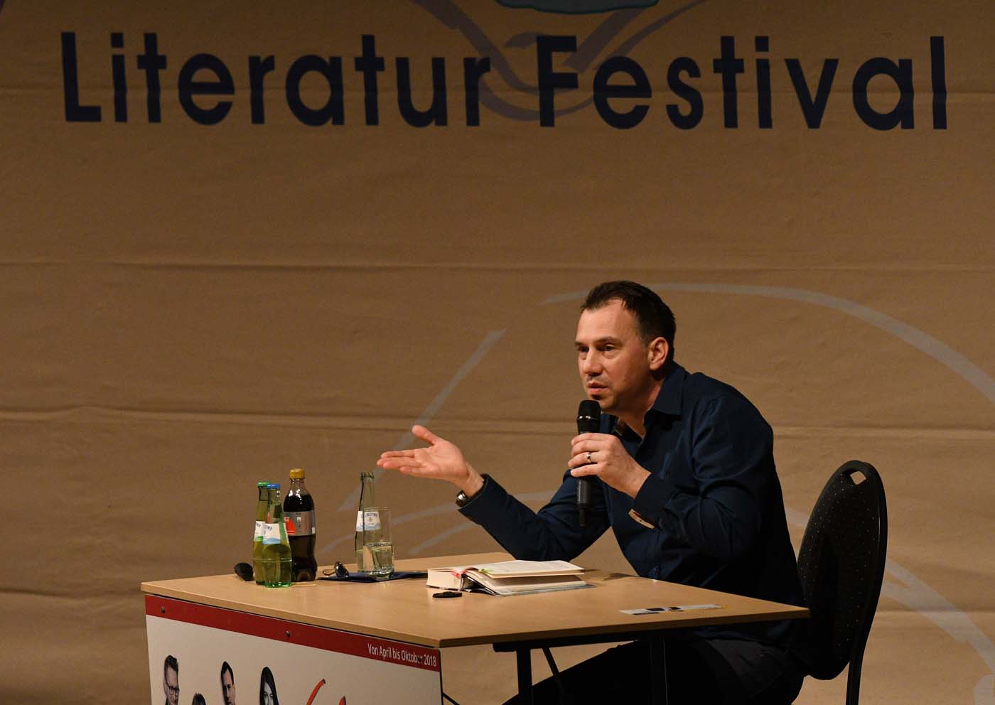 Sebastian Fitzek am 6. April 2018 in Wittlich