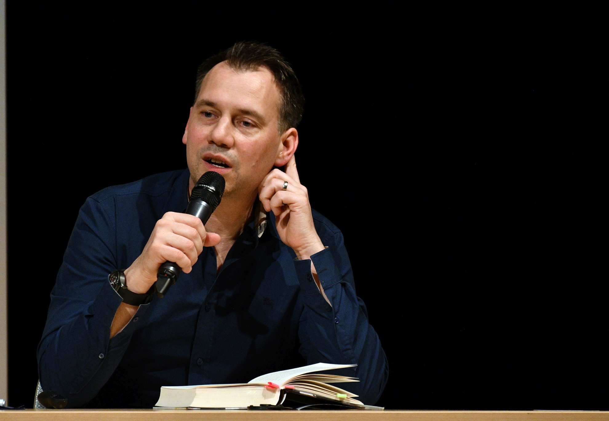 Sebastian Fitzek am 6. April 2018 in Wittlich