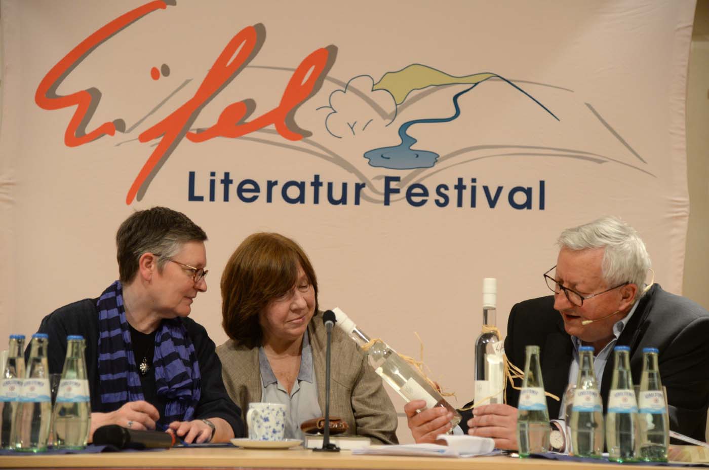 Swetlana Alexijewitsch am 20. April 2018 in Bitburg